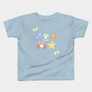 Funky Sea Pals! Kids T-Shirt